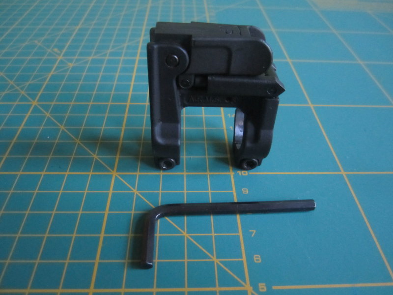 A.R.M.S. # 41 b, Flip-Up Korn mit Gasentnahme für .75er AR15-Läufe – Bild 2