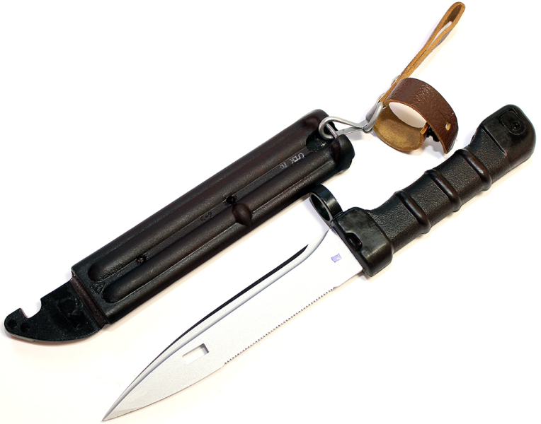 Sowjetisches/russisches Bajonett von 1989 für das Sturmgewehr AK-74 6h5 6x5 – Bild 2