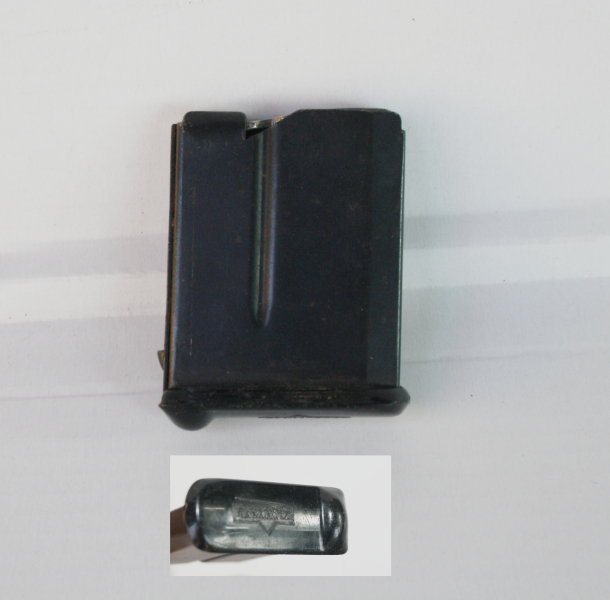 Magazin ANSCHÜTZ Mod. 1515/16 Kaliber .22 WMR (4-schüssig), gebraucht – Bild 2