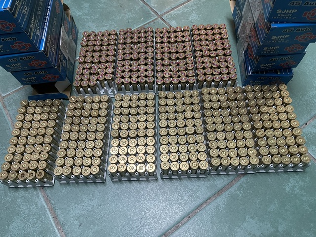 45ACP Hülsen PPU 498 Stück aus einem Los – immagine 2