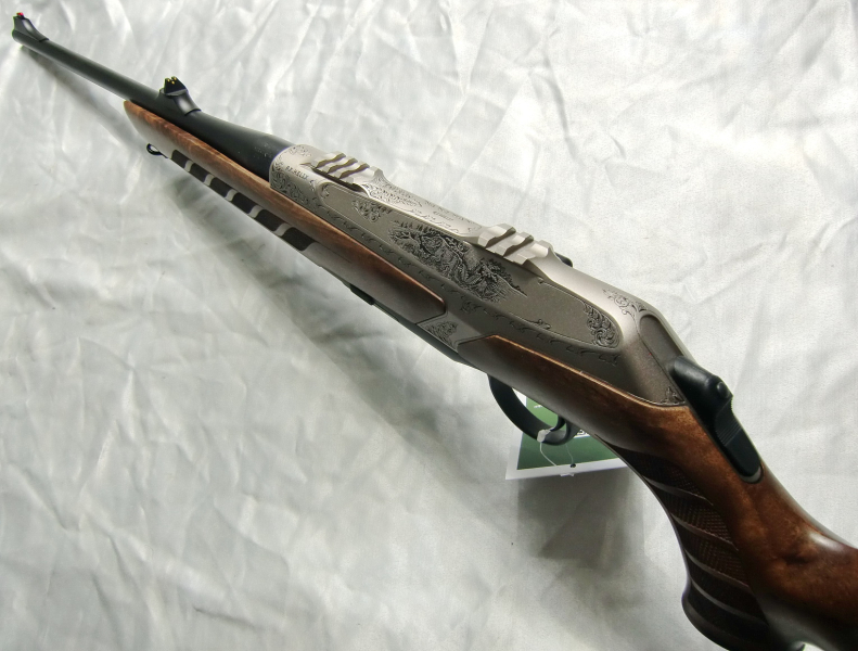 GERADEZUG-REP.-BÜCHSE MEKEL HELIX "WILD BOAR", Kal. .30-06 SPRING., HOLZKLASSE 4, GRAVUR, NEUWAFFE!! – Bild 5