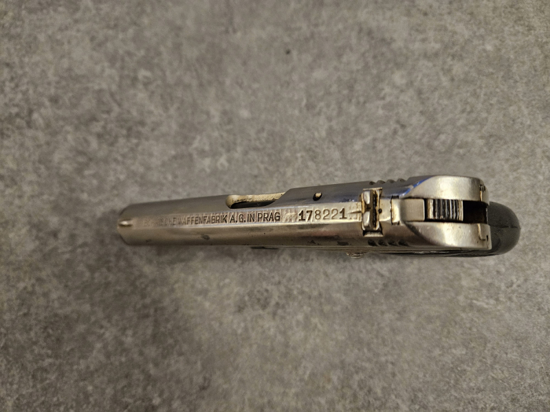 Halbautomatische Pistole Brünner Waffenwerke Pistole Modell 27 im Kaliber 7,65 mm Browning – Bild 4