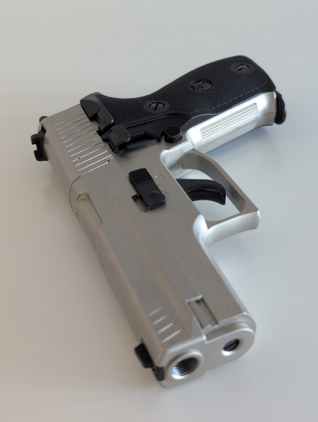 RWS UMAREX C225 vernickelt CO2-Pistole mit Zubehör – Bild 2