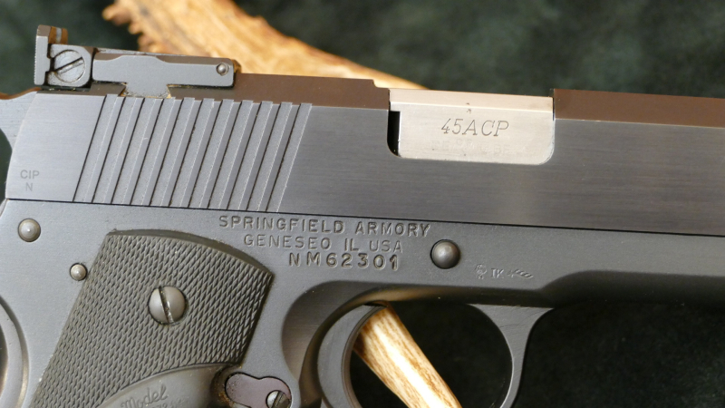 Holden Custom/Springfield 1911, Kal. .45Auto, Pachmayrgriffschalen, top Zustand!! – Bild 4