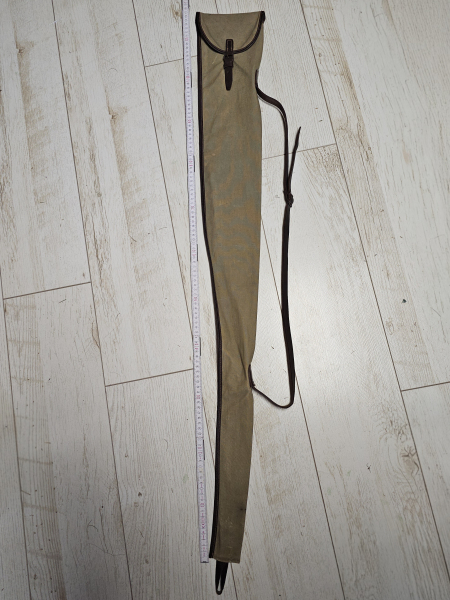 ALTES GEWEHRFUTTERAL CANVAS & LEDER VINTAGE – immagine 2