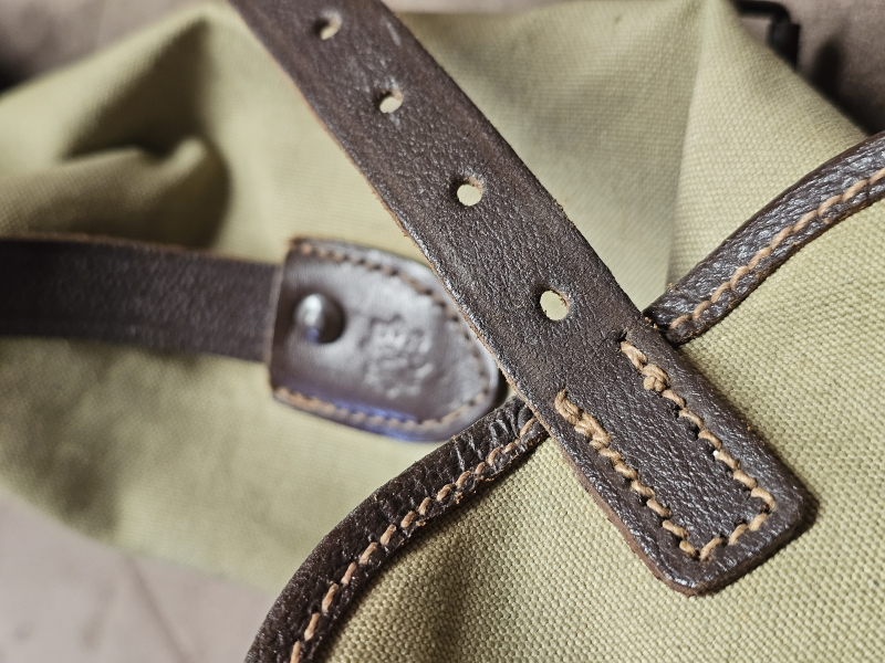 ALTES GEWEHRFUTTERAL CANVAS & LEDER VINTAGE – immagine 3