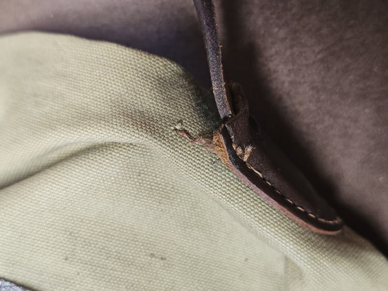 ALTES GEWEHRFUTTERAL CANVAS & LEDER VINTAGE – immagine 6