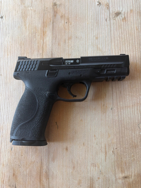 Smith & Wesson T4E M&P9 2.0 Defense Training Marker cal .43 Schwarz Blowback – Bild 2