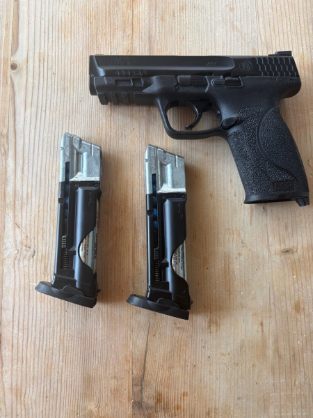 Smith & Wesson T4E M&P9 2.0 Defense Training Marker cal .43 Schwarz Blowback – Bild 4