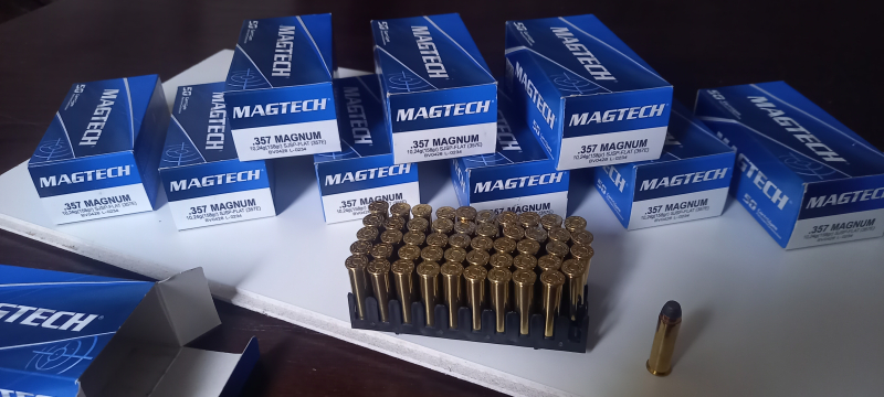 10 x 50 Schuss .357 Magnum Teilmantel von Magtech – Bild 2