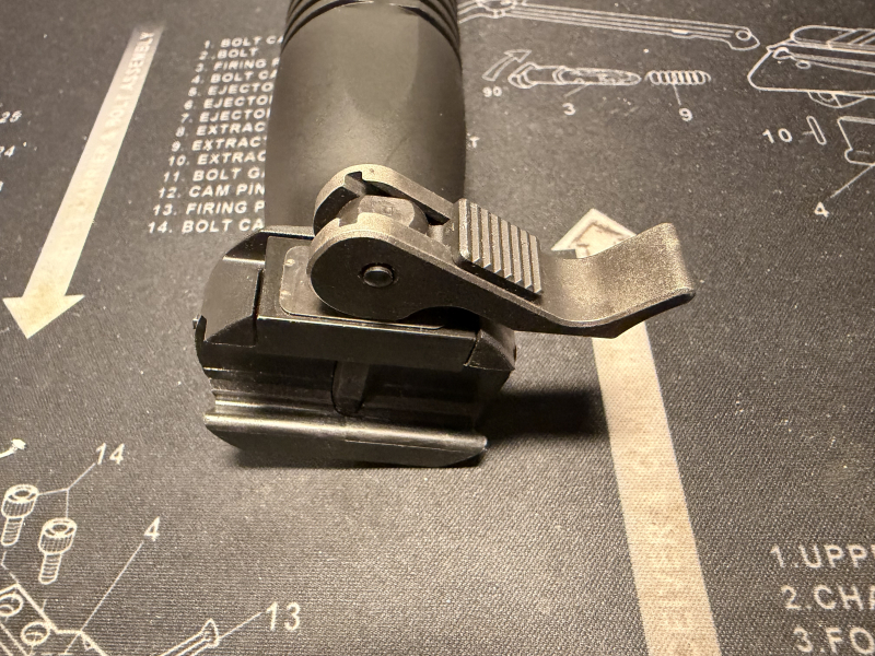 BT-21830-K Unigrip QD mit Bipod – attēls 4