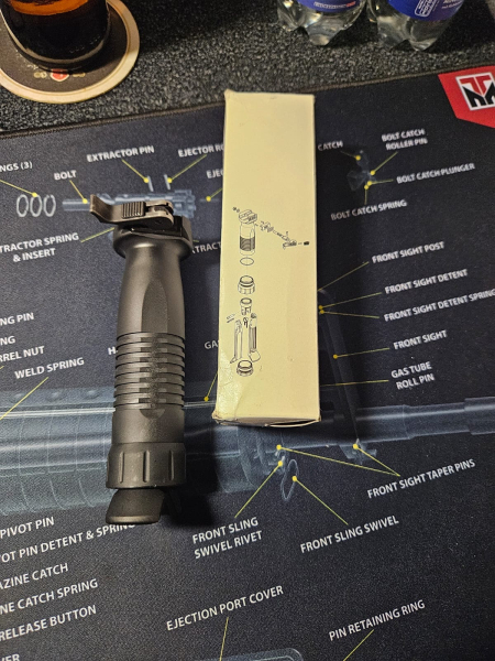 BT-21830-K Unigrip QD mit Bipod – attēls 2