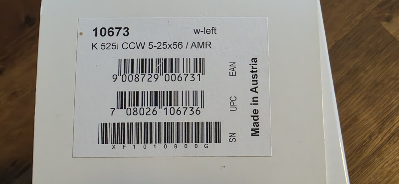 Kahles K525i 5-25x56 Zielfernrohr AMR Absehen CCW – imaginea 3