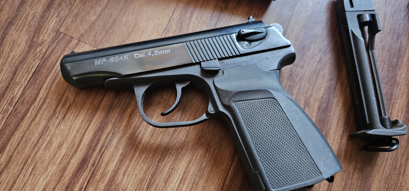 Baikal MP-654K CO2 Pistole - Luftpistole – billede 3