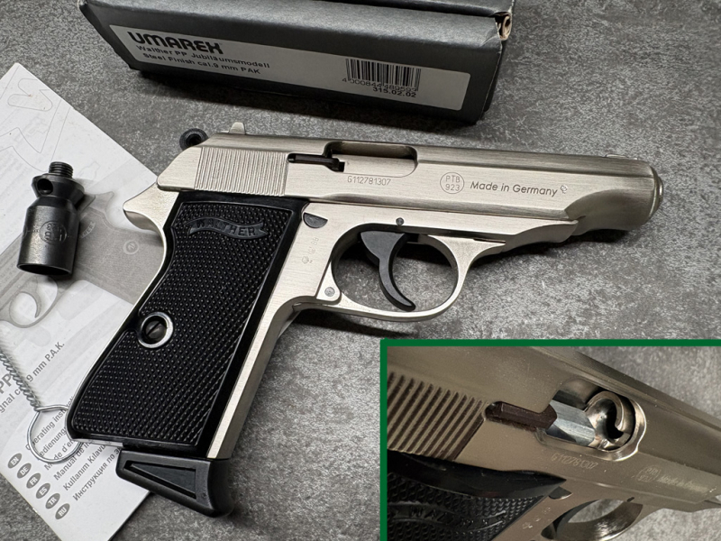 !Sondermodel 125 Jahre! - Walther PP 9mm PAK – Bild 2