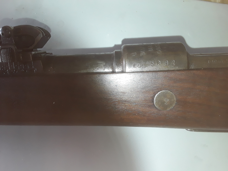 G 98 Spandau 1910, seltene Variante m. gebogenem Kammerstengel – Bild 5