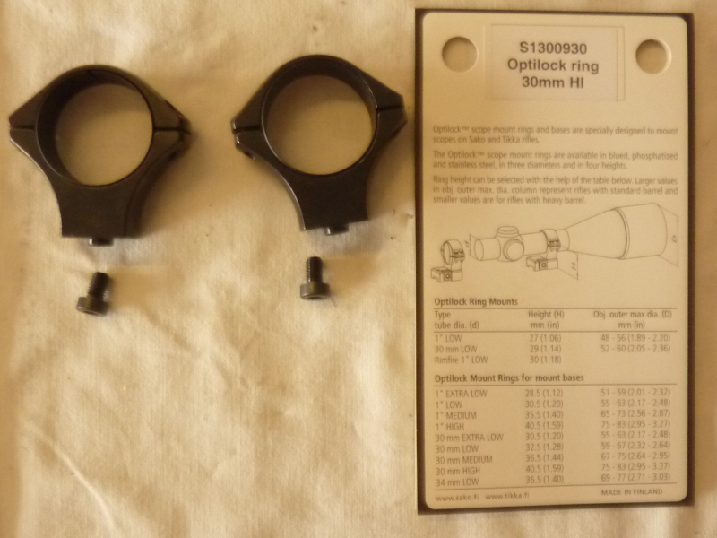 Sako Optilock Montagen, für Sako 75/85 M591/L691 u.a. – Bild 6