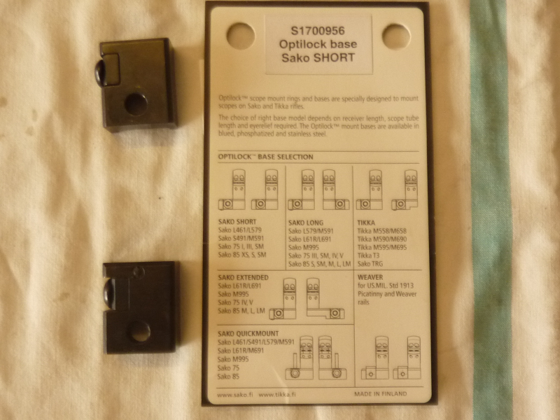 Sako Optilock Montagen, für Sako 75/85 M591/L691 u.a. – Bild 4