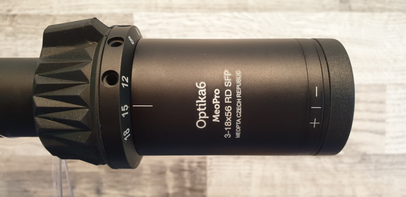 Neuware vom Fachhandel - Meopta Optika6 3-18x56 RD SFP Absehen 4C mit Leuchtpunkt – Bild 5