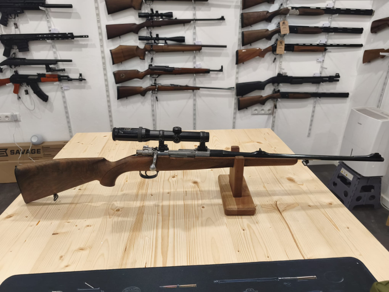 Repetierbüchse Mauser 98 .308 guter Zustand stainless Gehäuse und Verschluss – Bild 4