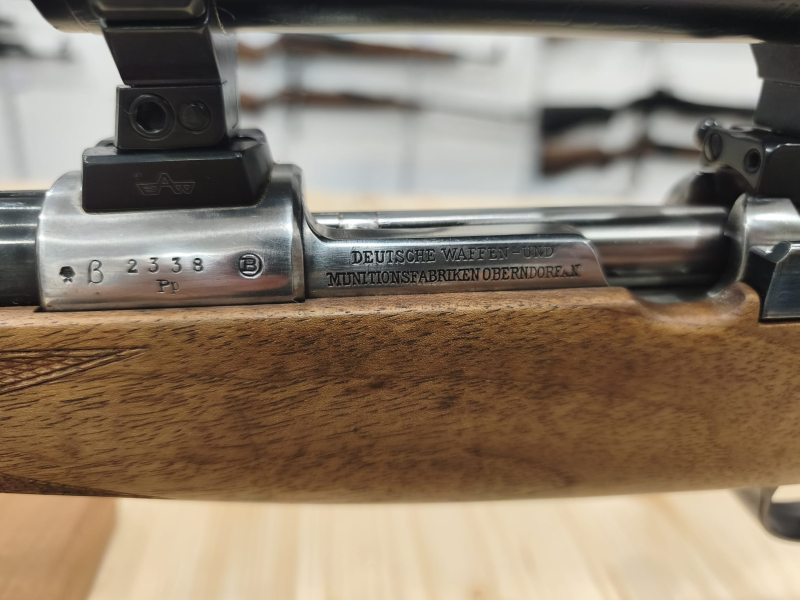 Repetierbüchse Mauser 98 .308 guter Zustand stainless Gehäuse und Verschluss – Bild 2