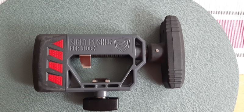 Side pusher (Visier/Kimmen Schieber) für Glock – Bild 1