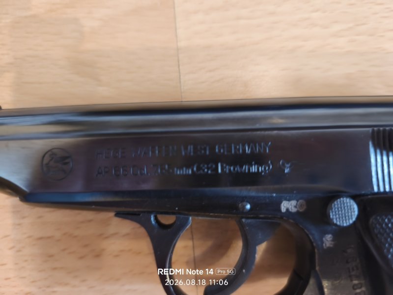 Hege AP 66 (FEG) SLP im Kaliber 7,65 ( ähnlich Walther PP) – Bild 2