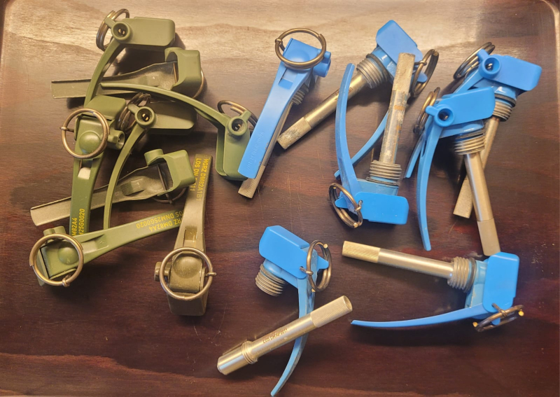 Handgranaten Set Selten Bundeswehr Army Granate Panzer – Bild 2