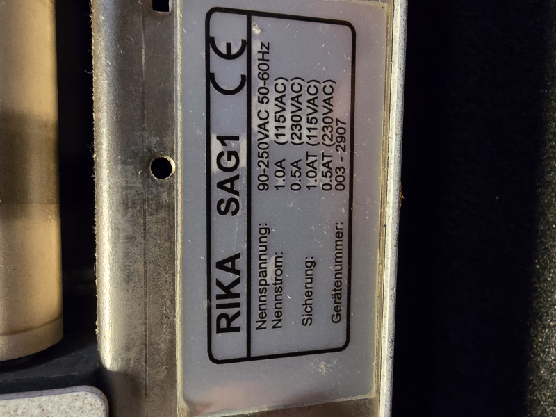 RIKA SAG1 Scheibenauswertegerät – Bild 3