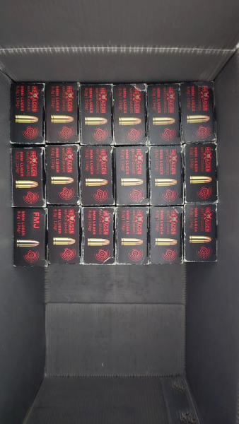 Hülsen 9 mm Geco 900 Stück (Hexagon, FMJ) – Bild 1