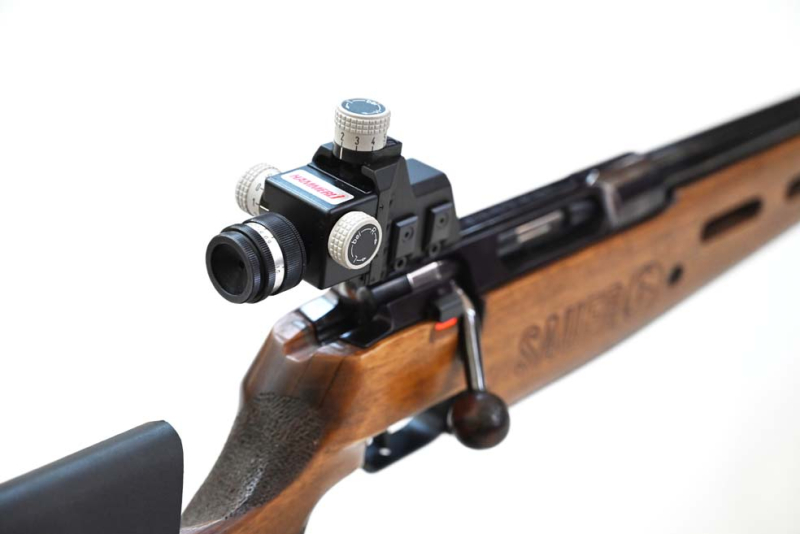 Repetierbüchse Sauer 200 STR mit Linksschaft, Kaliber .22L.R., Hämmerli Diopter, 1997 – Bild 3