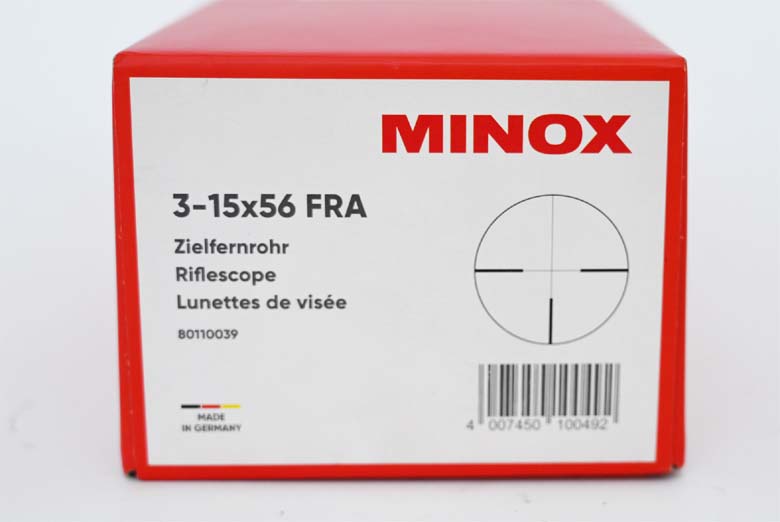 Zielfernrohr Minox 3-15 x 56 FRA, 30 mm Duplex Absehen, mit Originalverpackung – Bild 5