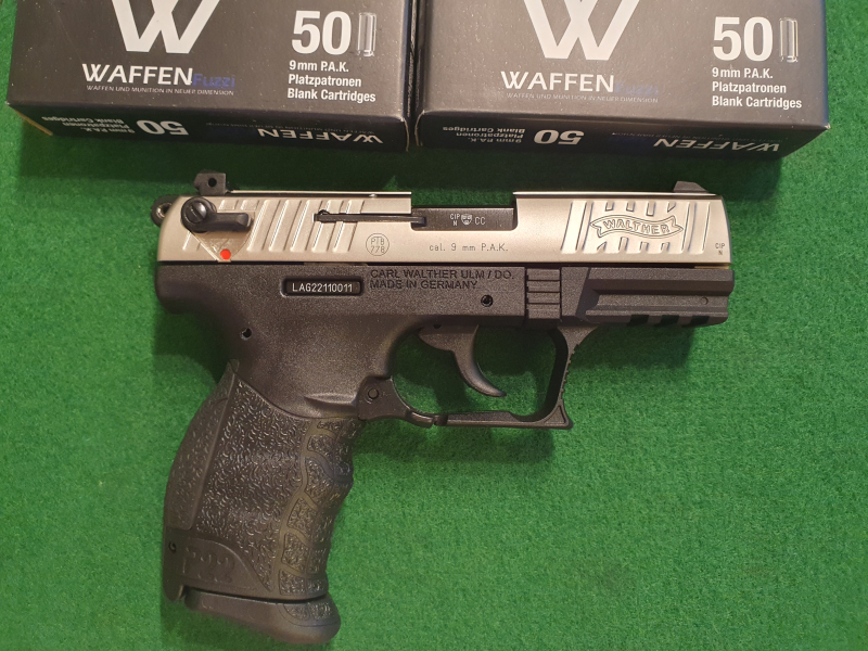 Walther P22Q vernickelt mit 100 Patronen alles neu – Bild 3