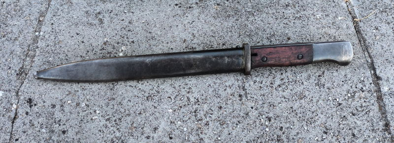Sehr schöne wehrmacht Bajonett Elite Diamant S/185 von 1936 nummerngleich – Bild 6
