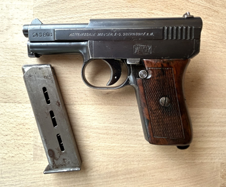 Mauser 1910/14 oder FREIE TEILE - Kal. 6,35mm Browning – billede 1