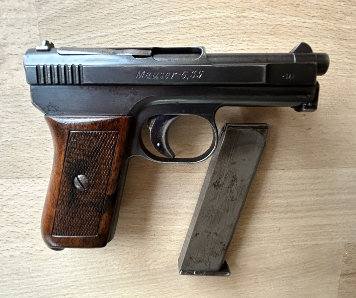Mauser 1910/14 oder FREIE TEILE - Kal. 6,35mm Browning – billede 2