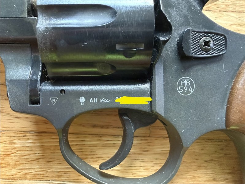 Röhm Schreckschuss Revolver RG 89 N PTB 594 9mm schwarz/braun RG89N – Bild 2