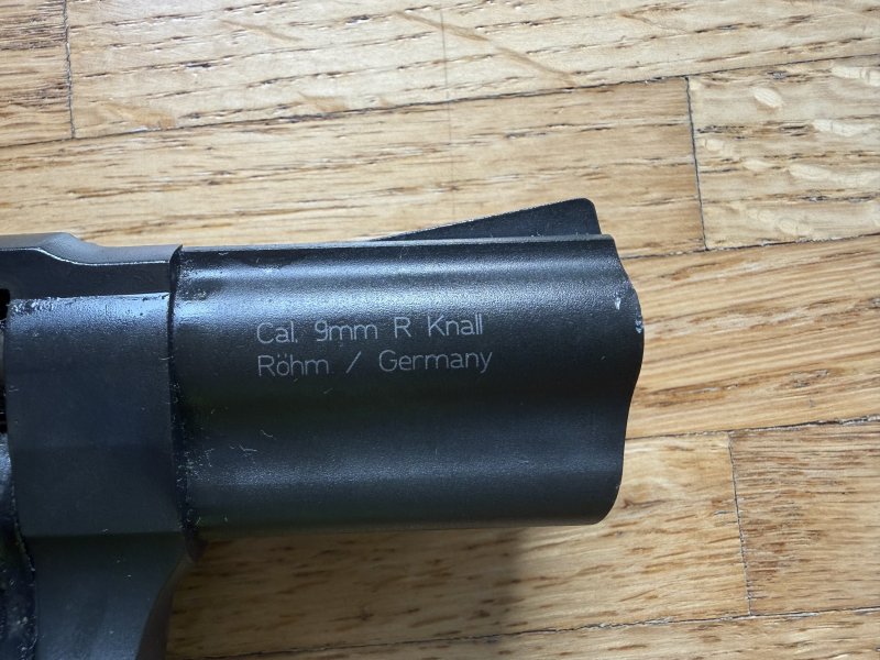 Röhm Schreckschuss Revolver RG 89 N PTB 594 9mm schwarz/braun RG89N – Bild 4