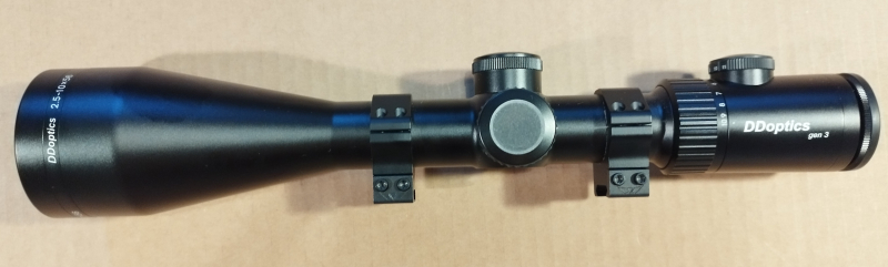 DD Optics Zielfernrohr 2,5-10x56 – pilt 1