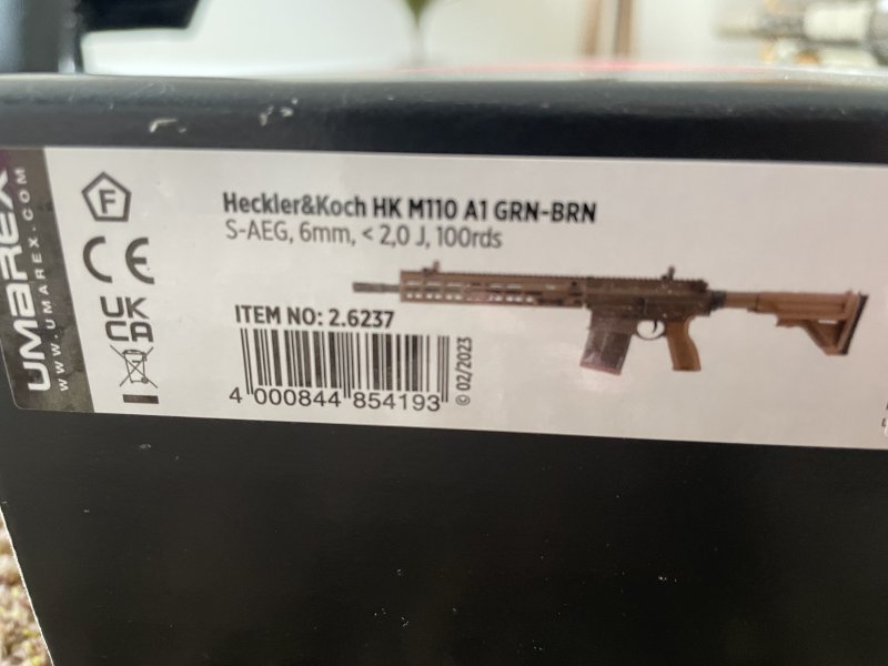 Airsoft HK 110 A1 Saeg – obrázek 1
