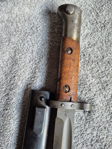 4x Bajonett -Ausgehseitengewehr -/ Bajonett ; Bajo M1908 Brasilien; Export Mauser Bajo VZ 24; Lebel – Bild 3