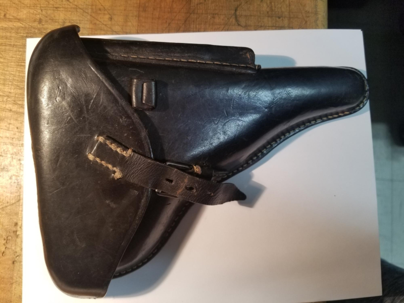 Original Holster P08 gut 41 aus Wk2 – stampa 1