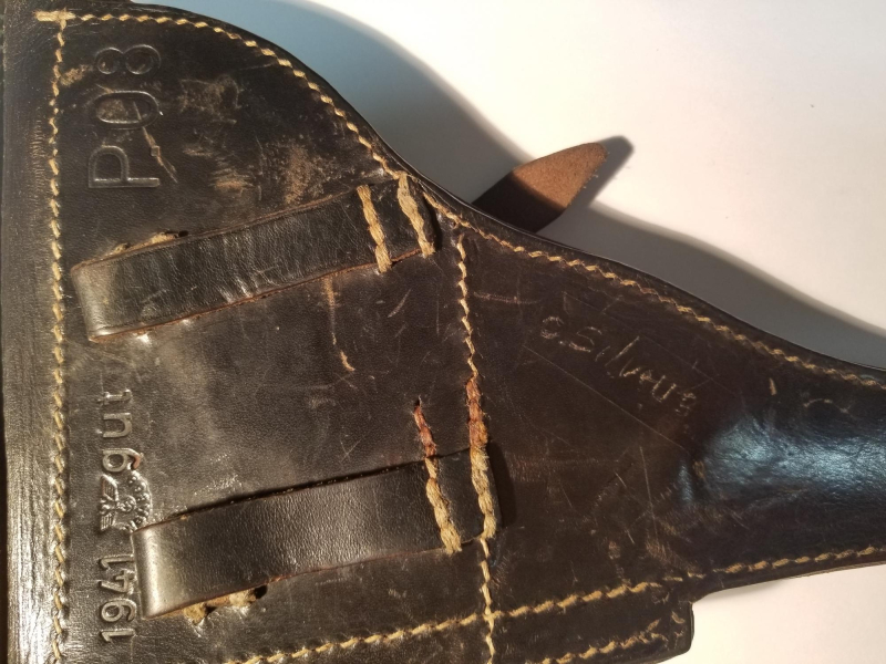 Original Holster P08 gut 41 aus Wk2 – stampa 3