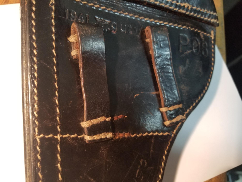 Original Holster P08 gut 41 aus Wk2 – stampa 6