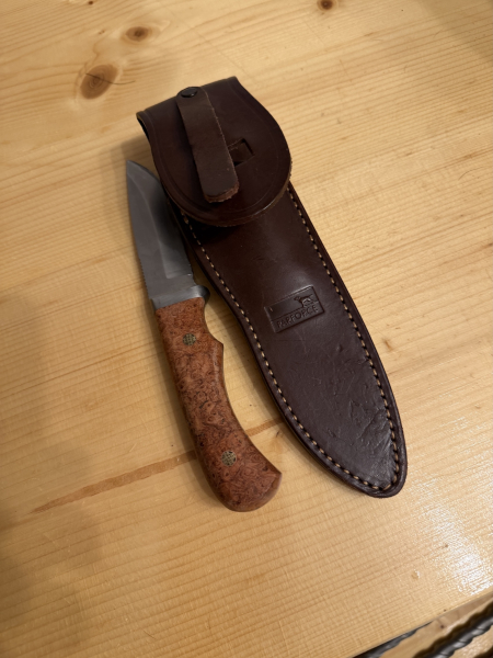 Jagdmesser Parforce mit Lederscheide – Bild 1