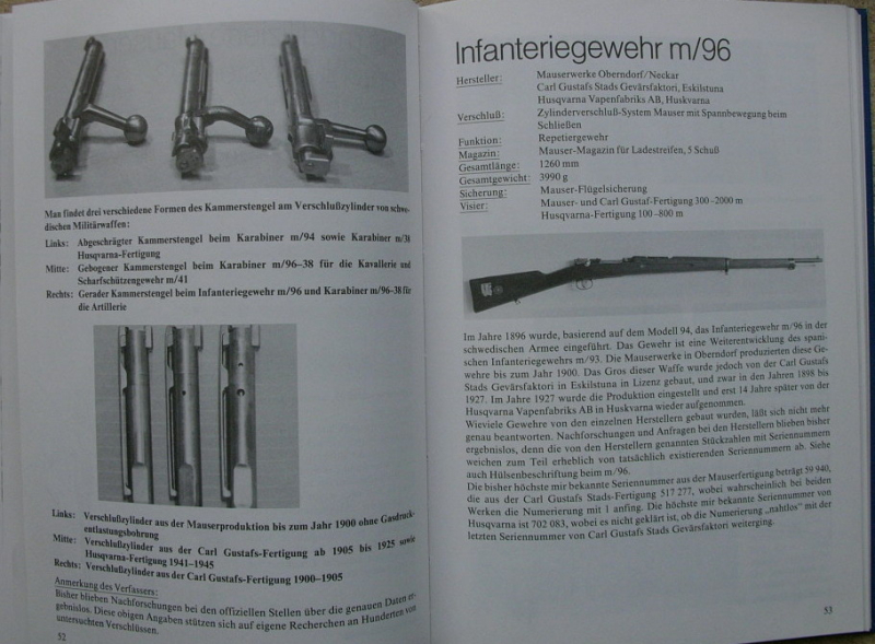 Fachbuch:Die leichten schwedischen Infantriegewehre Armee und Heimwehr – Bild 3
