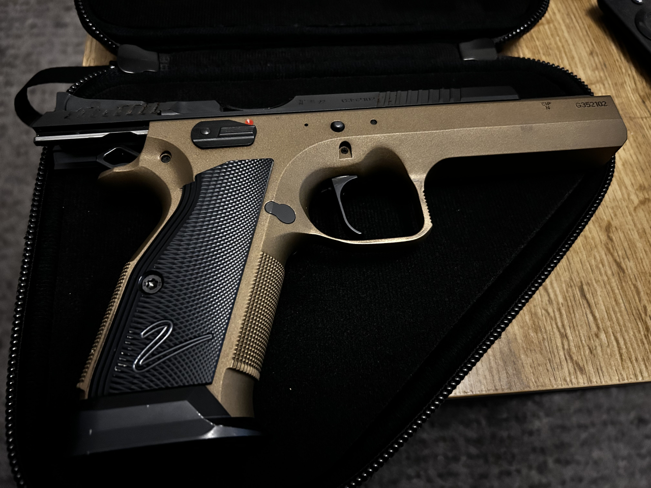 CZ TS2 Bronze - 9mm Luger - IPSC – billede 2