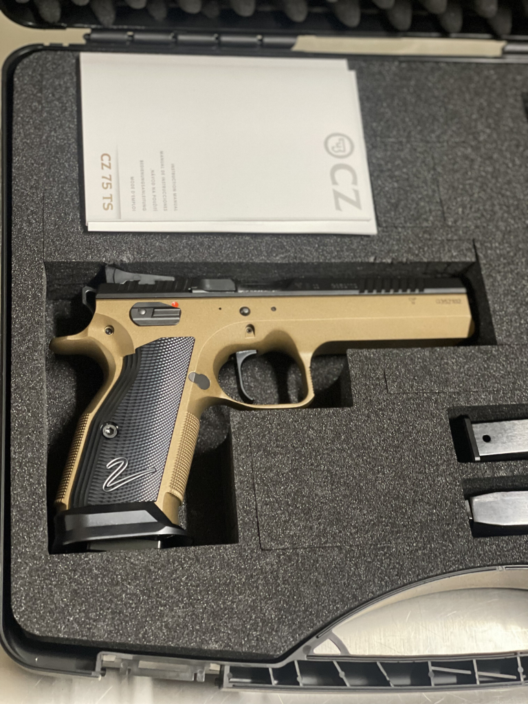 CZ TS2 Bronze - 9mm Luger - IPSC – billede 1