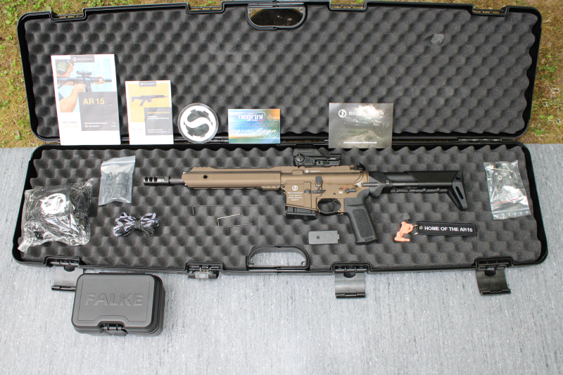 Schmeisser AR15 S4F .223Rem 10,5 Zoll Bronze Falke LE Selbstladebüchse sportschützentauglich! – Bild 1