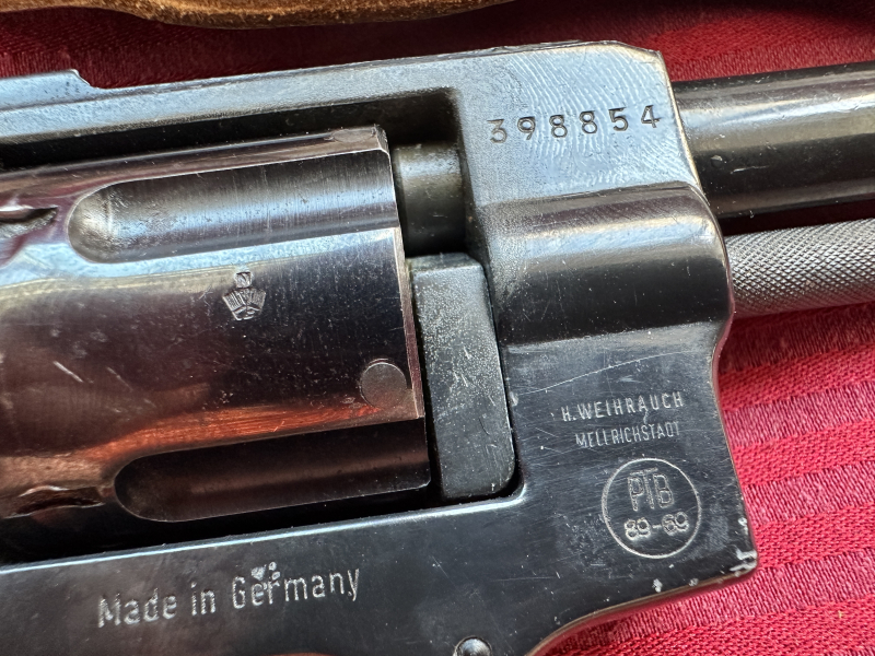 ===>Bester Arminius - HW1G von 1971 -Cal.9mm viel Stahl für Verteidigung -Rarität so aus Sammlung !! – Bild 5